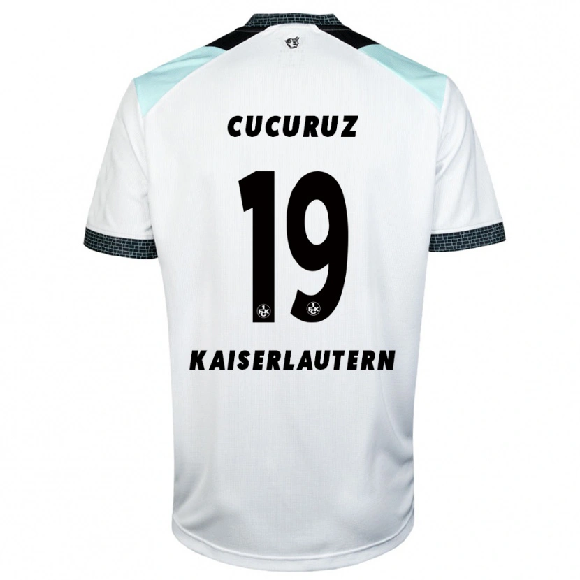 Danxen Women Nichita Cucuruz #19 White Black Away Jersey 2025/26 T-Shirt
