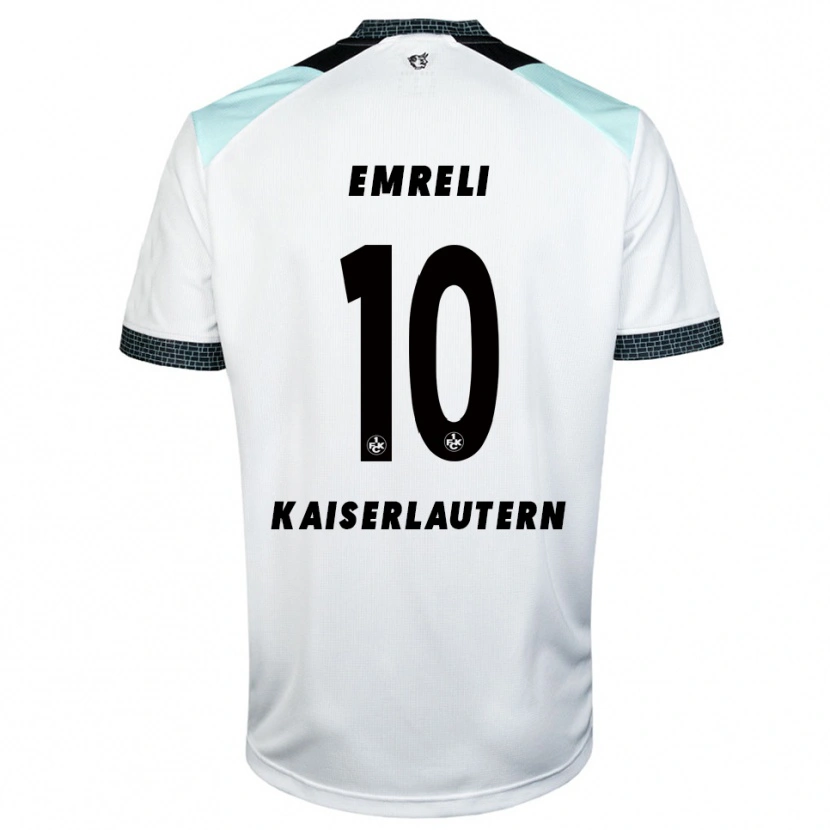 Danxen Women Mahir Emreli #10 White Black Away Jersey 2025/26 T-Shirt