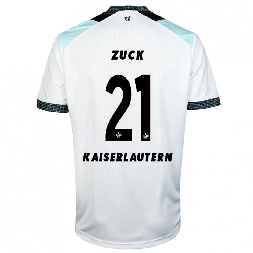 Danxen Women Hendrick Zuck #21 White Black Away Jersey 2025/26 T-Shirt