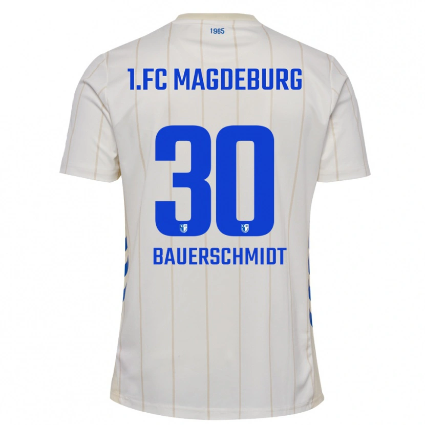 Danxen Women Maja Bauerschmidt #30 White Blue Away Jersey 2025/26 T-Shirt