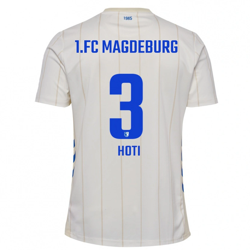 Danxen Women Andi Hoti #3 White Blue Away Jersey 2025/26 T-Shirt
