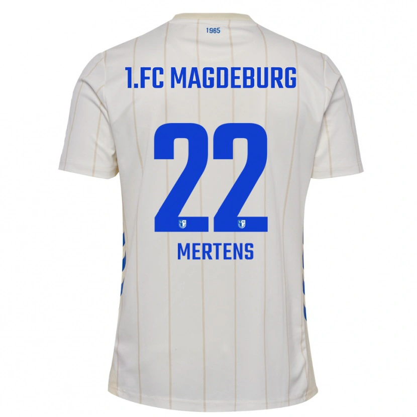 Danxen Women Lisann Mertens #22 White Blue Away Jersey 2025/26 T-Shirt