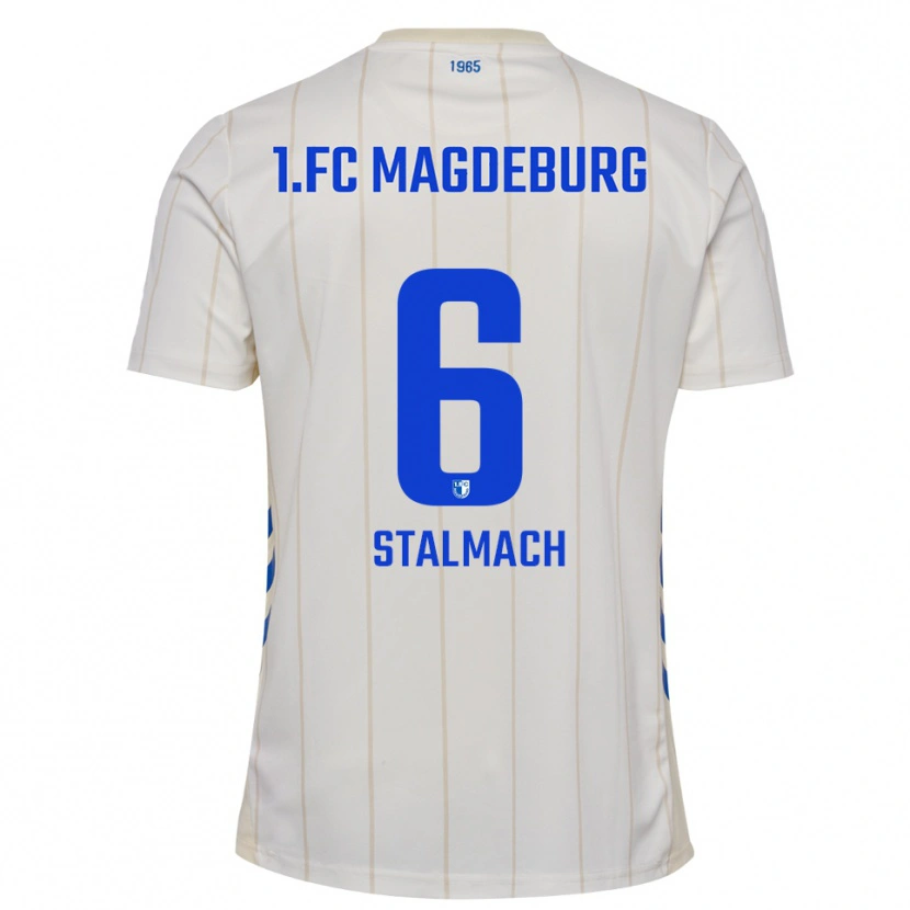 Danxen Women Dariusz Stalmach #6 White Blue Away Jersey 2025/26 T-Shirt