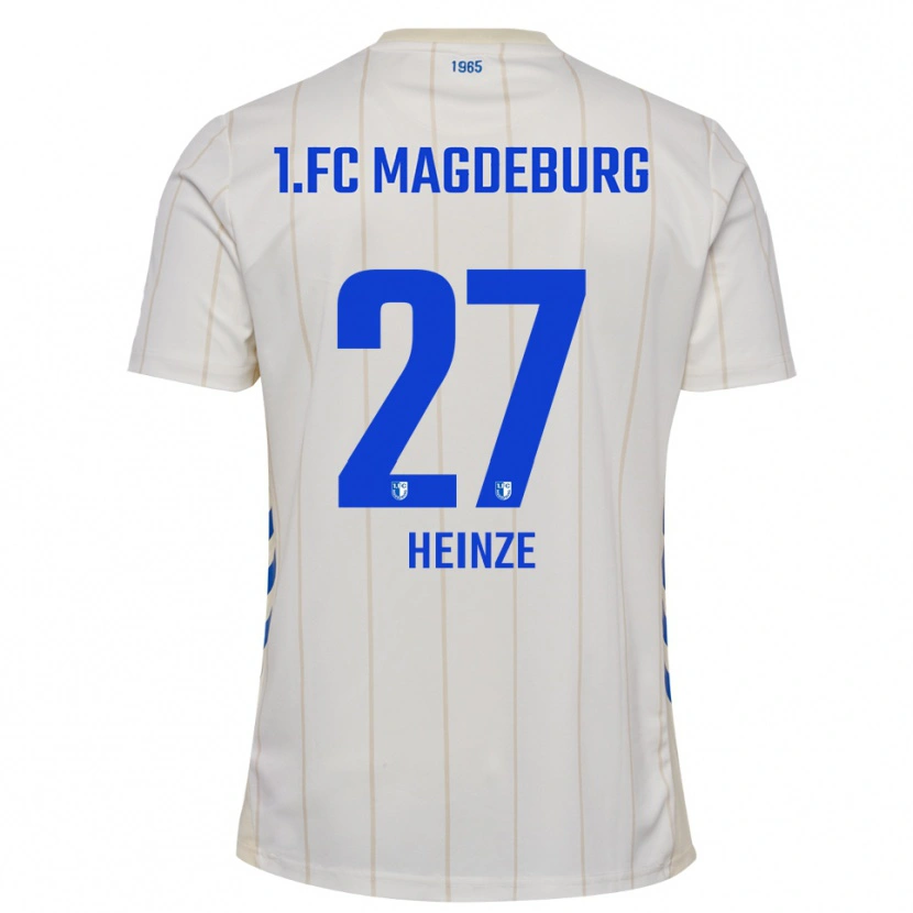 Danxen Women Vanessa Heinze #27 White Blue Away Jersey 2025/26 T-Shirt