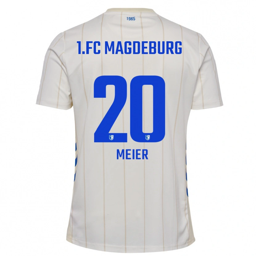 Danxen Women Nick Meier #20 White Blue Away Jersey 2025/26 T-Shirt