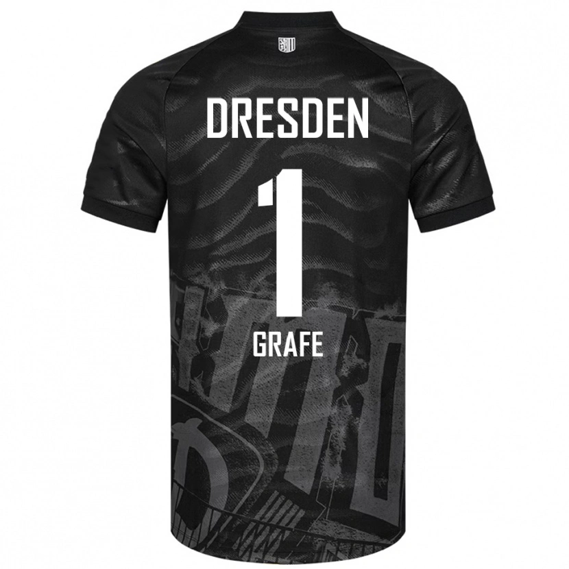 Danxen Women Marlon Grafe #1 Black Gray Away Jersey 2025/26 T-Shirt