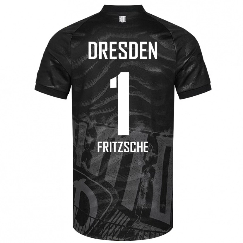 Danxen Women Maximus Fritzsche #1 Black Gray Away Jersey 2025/26 T-Shirt