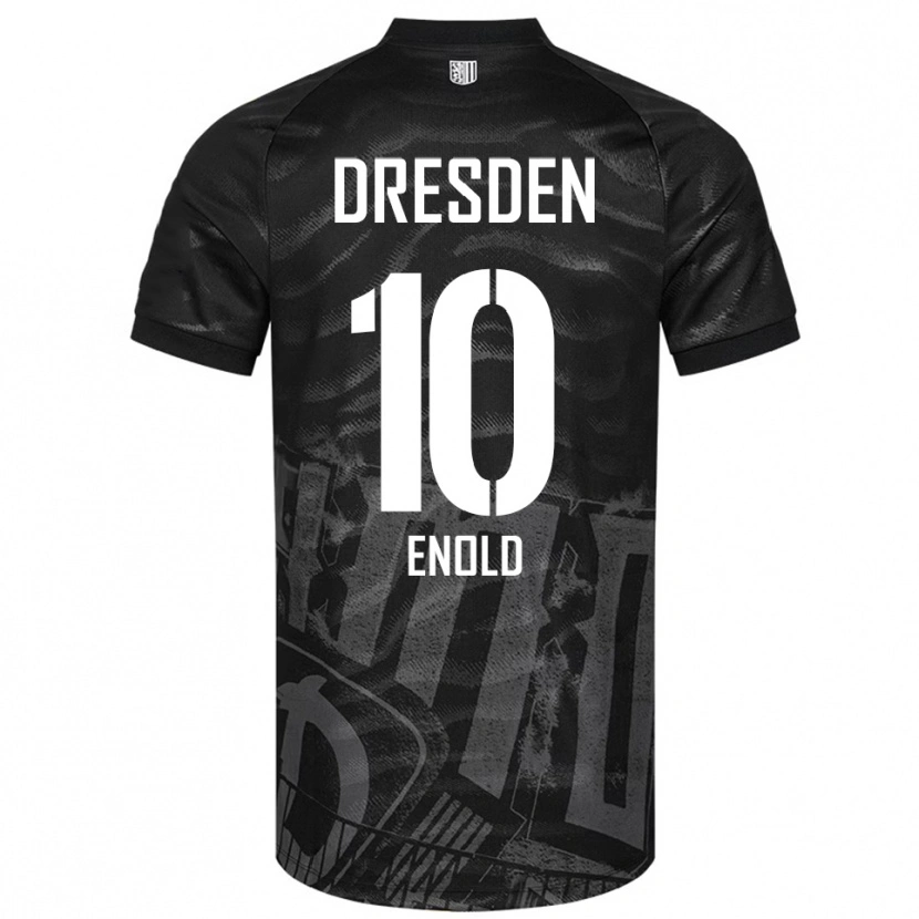 Danxen Women Quentin Enold #10 Black Gray Away Jersey 2025/26 T-Shirt