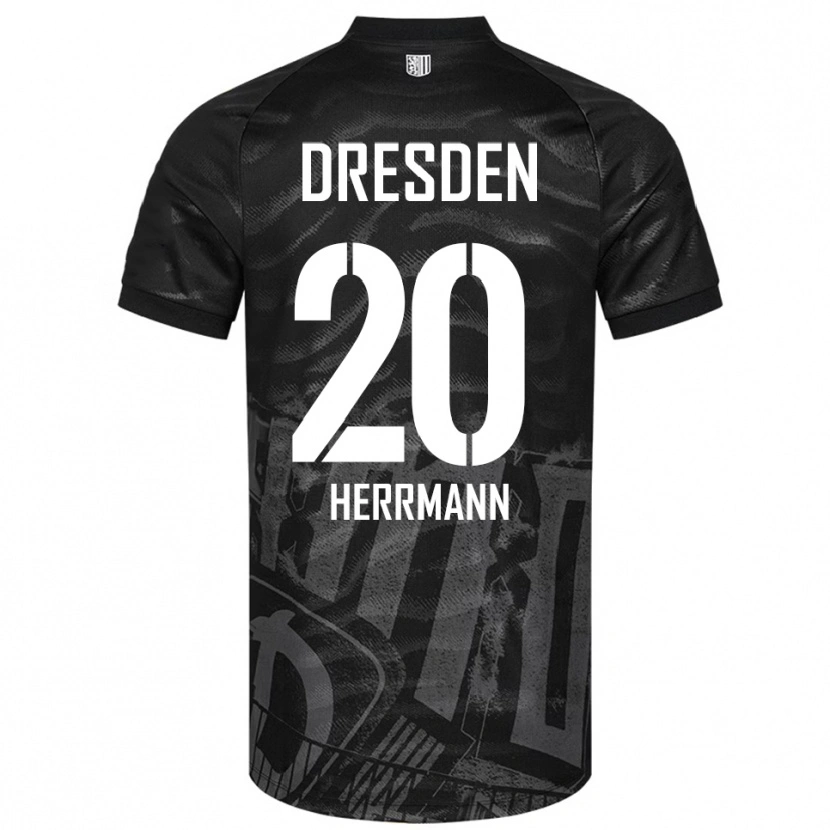 Danxen Women Artur Herrmann #20 Black Gray Away Jersey 2025/26 T-Shirt