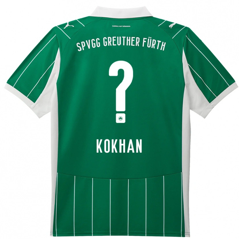 Danxen Women Diana Kokhan #0 Green White Away Jersey 2025/26 T-Shirt