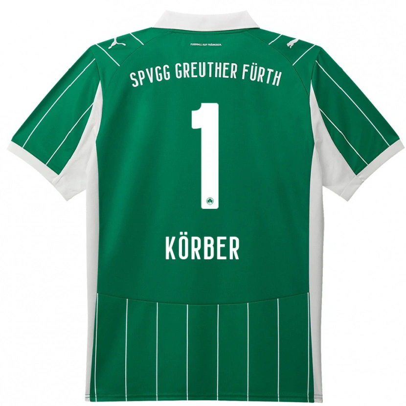 Danxen Women Nils Körber #1 Green White Away Jersey 2025/26 T-Shirt