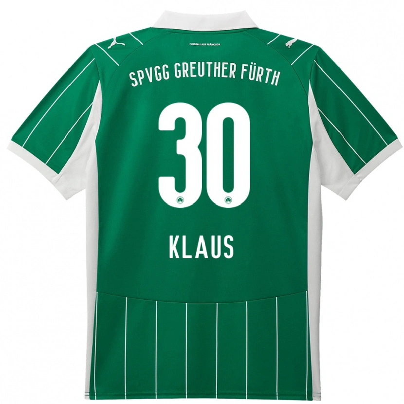 Danxen Women Felix Klaus #30 Green White Away Jersey 2025/26 T-Shirt