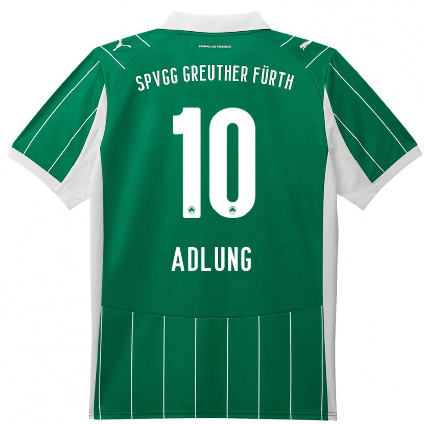 Danxen Women Daniel Adlung #10 Green White Away Jersey 2025/26 T-Shirt