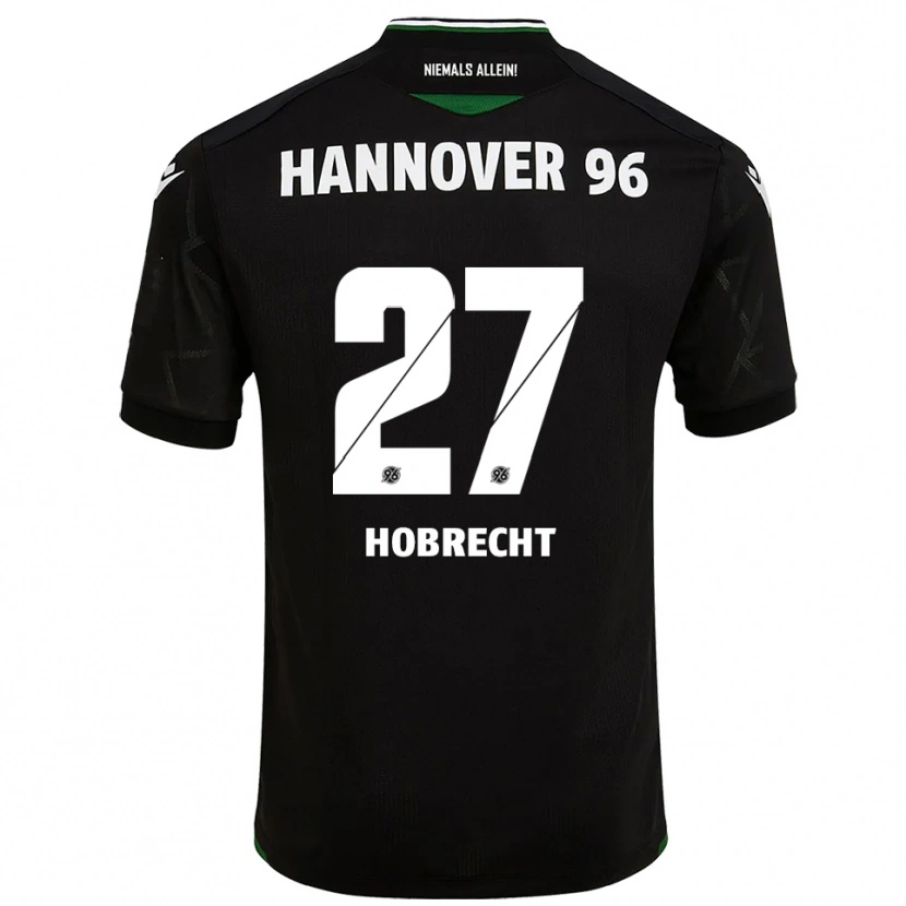 Danxen Women Tom Hobrecht #27 Black Green Away Jersey 2025/26 T-Shirt