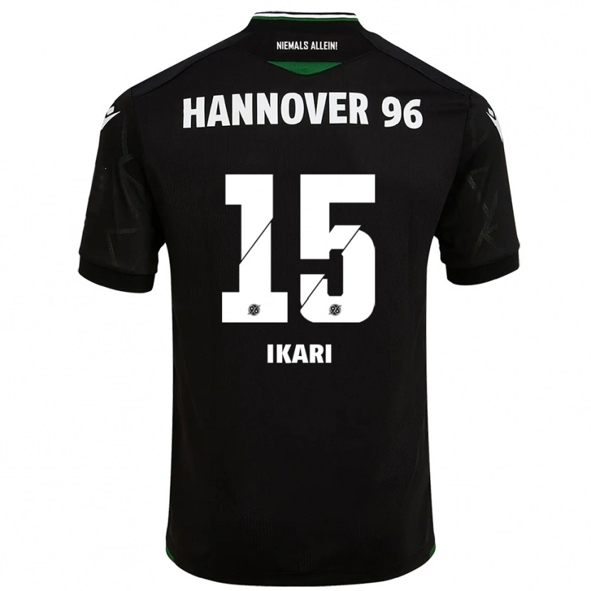 Danxen Women Asuma Ikari #15 Black Green Away Jersey 2025/26 T-Shirt