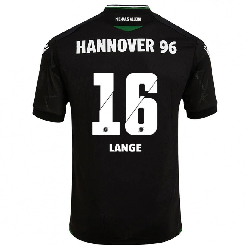 Danxen Women Anton Lange #16 Black Green Away Jersey 2025/26 T-Shirt