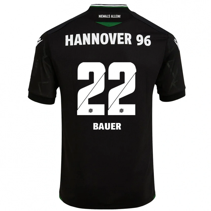 Danxen Women Elias Bauer #22 Black Green Away Jersey 2025/26 T-Shirt