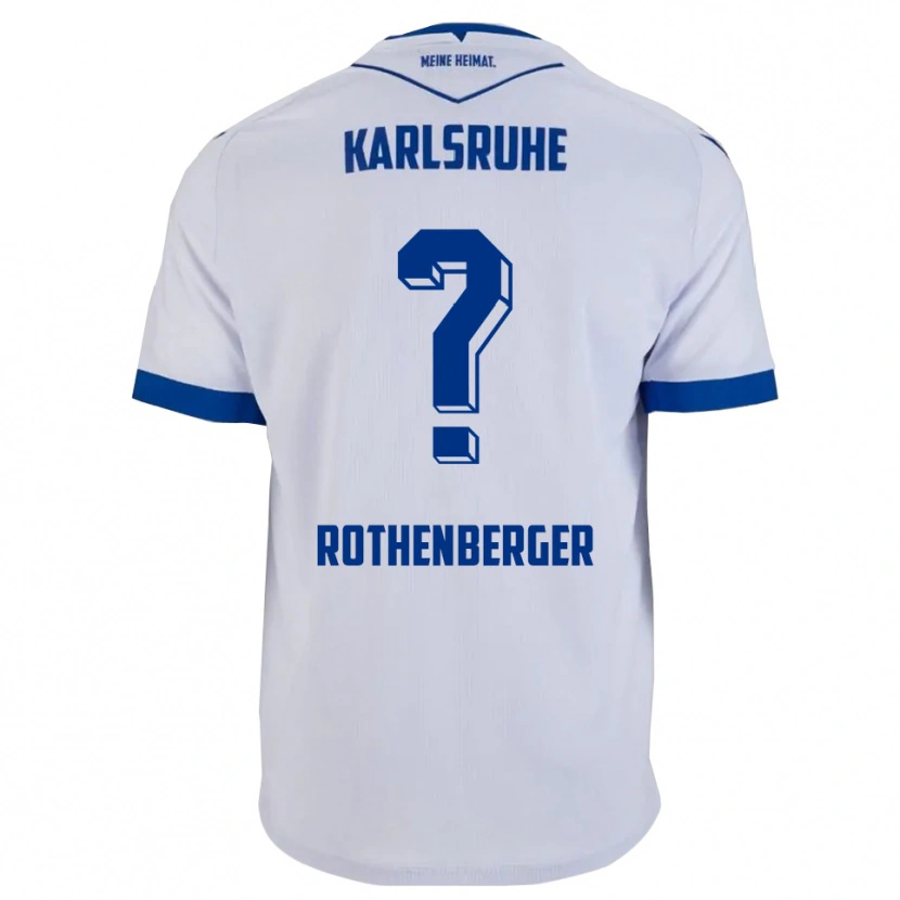 Danxen Women Paulina Rothenberger #0 White Blue Away Jersey 2025/26 T-Shirt