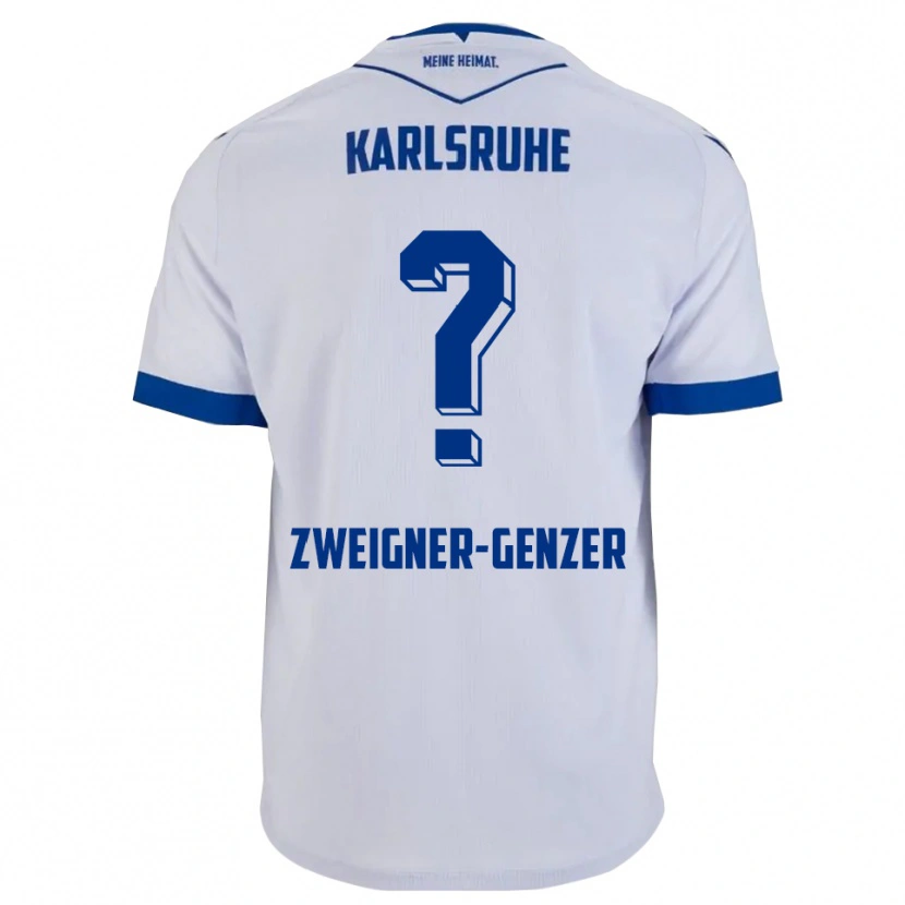 Danxen Women Melissa Zweigner-Genzer #0 White Blue Away Jersey 2025/26 T-Shirt