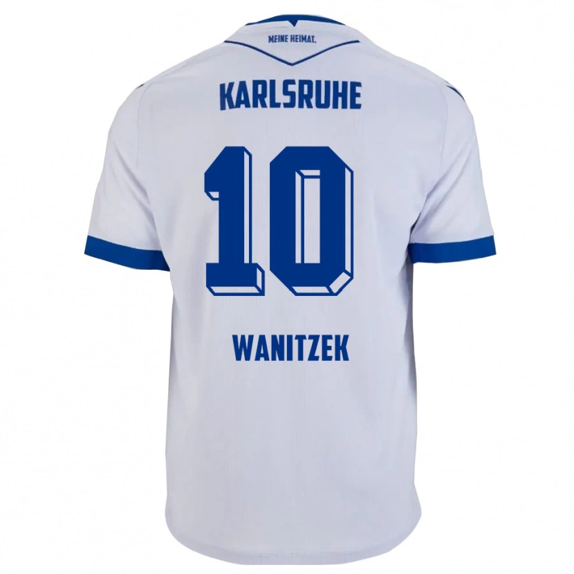 Danxen Women Marvin Wanitzek #10 White Blue Away Jersey 2025/26 T-Shirt
