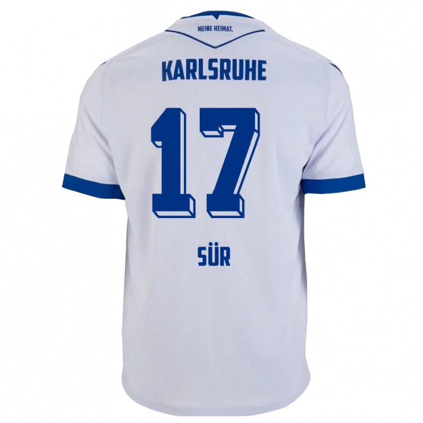 Danxen Women Devin Sür #17 White Blue Away Jersey 2025/26 T-Shirt