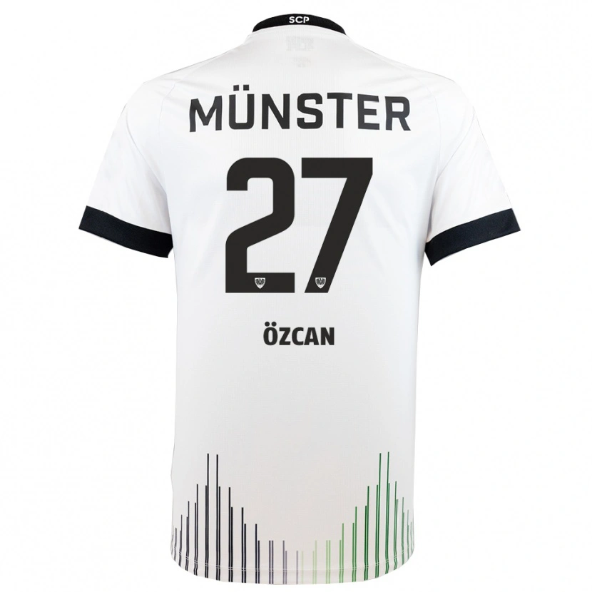 Danxen Women Kenan Özcan #27 White Black Away Jersey 2025/26 T-Shirt
