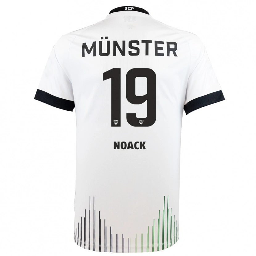 Danxen Women Finn Noack #19 White Black Away Jersey 2025/26 T-Shirt