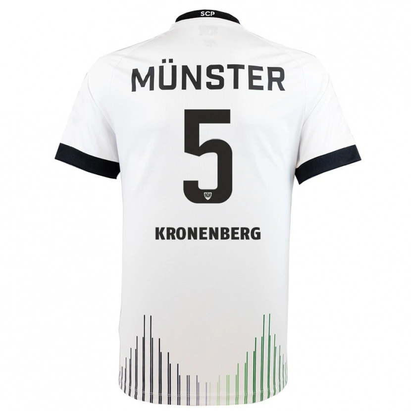 Danxen Women Ben Kronenberg #5 White Black Away Jersey 2025/26 T-Shirt
