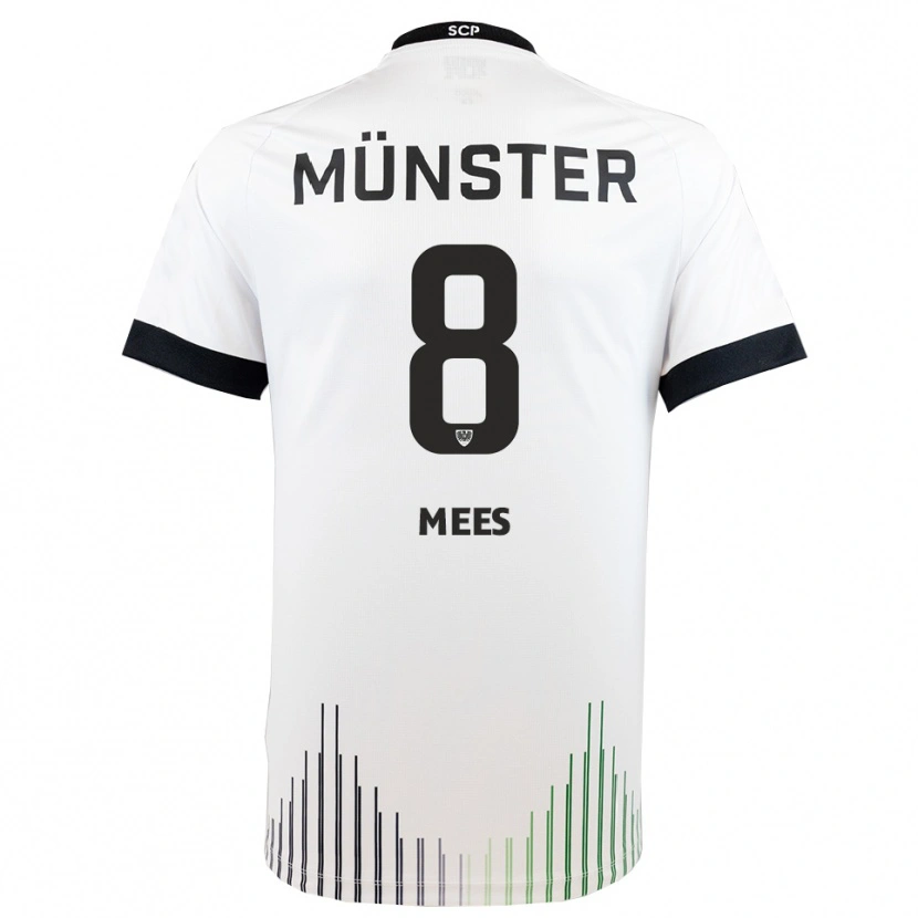 Danxen Women Joshua Mees #8 White Black Away Jersey 2025/26 T-Shirt