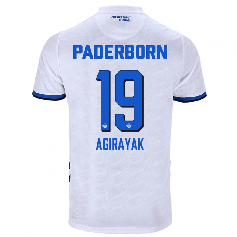 Danxen Women Cihan Agirayak #19 White Blue Away Jersey 2025/26 T-Shirt