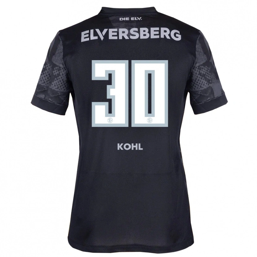 Danxen Women Florian Kohl #30 Black Gray Away Jersey 2025/26 T-Shirt