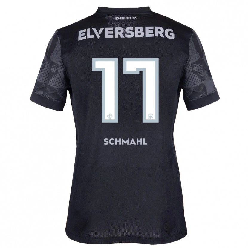 Danxen Women Frederik Schmahl #17 Black Gray Away Jersey 2025/26 T-Shirt