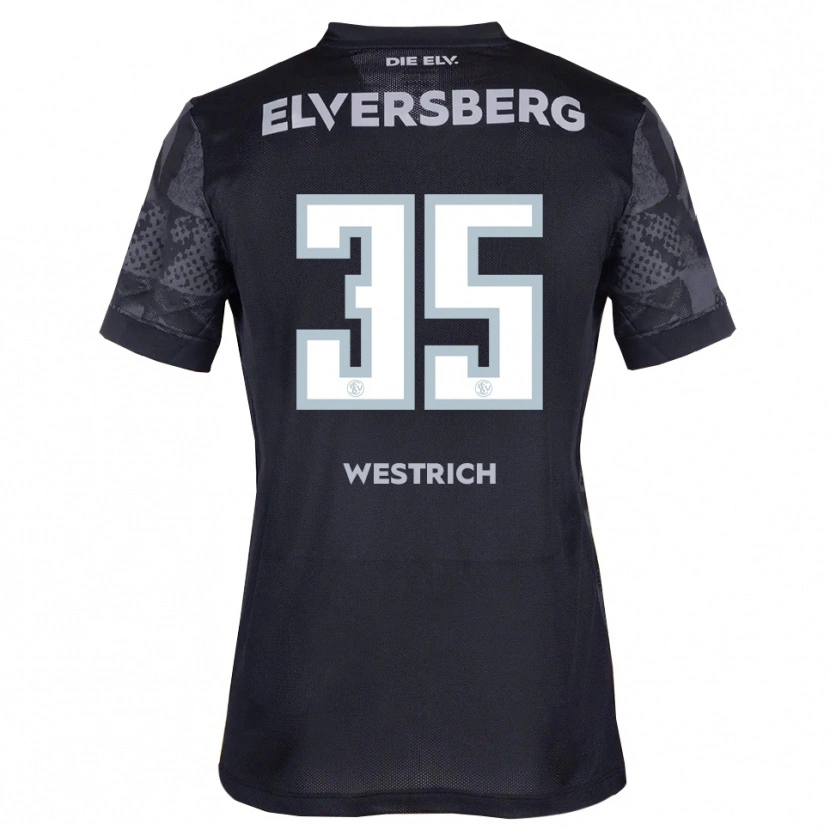 Danxen Women Louis Westrich #35 Black Gray Away Jersey 2025/26 T-Shirt