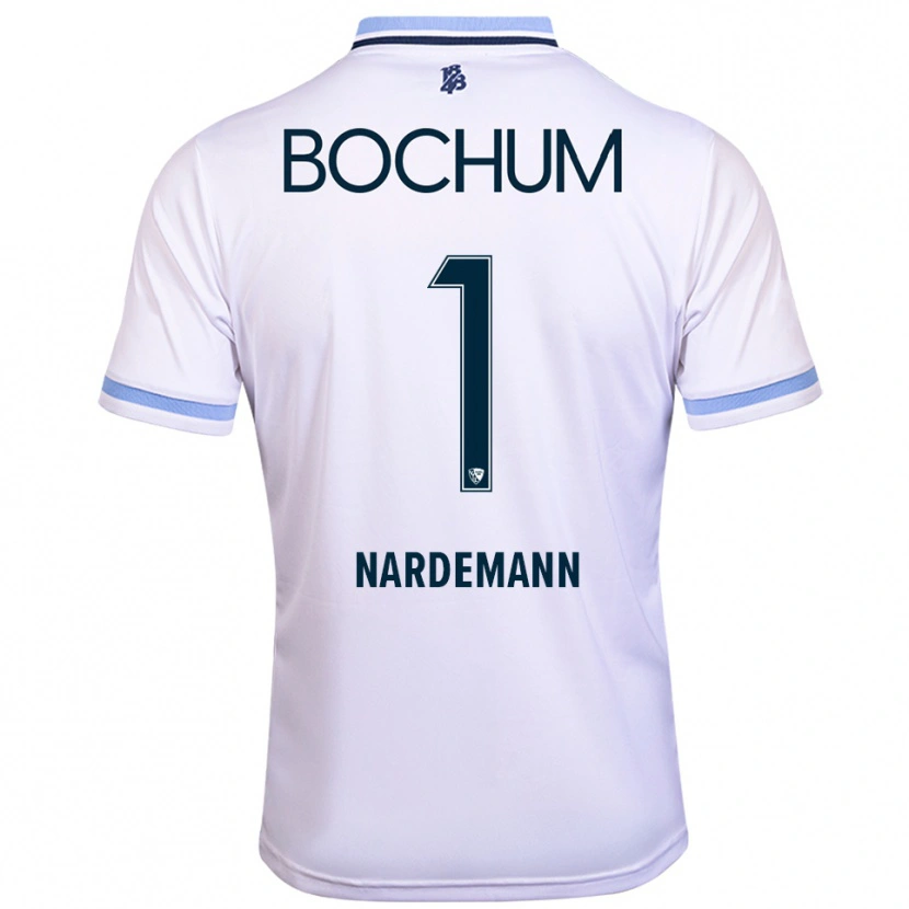 Danxen Women Kari Närdemann #1 White Sky Blue Away Jersey 2025/26 T-Shirt