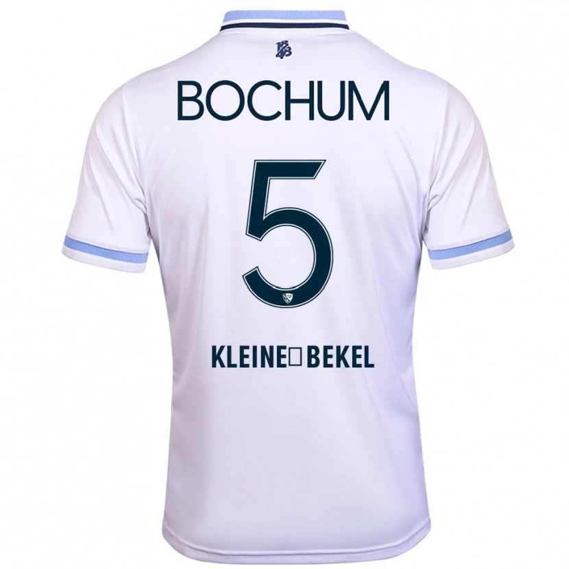 Danxen Women Colin Kleine-Bekel #5 White Sky Blue Away Jersey 2025/26 T-Shirt