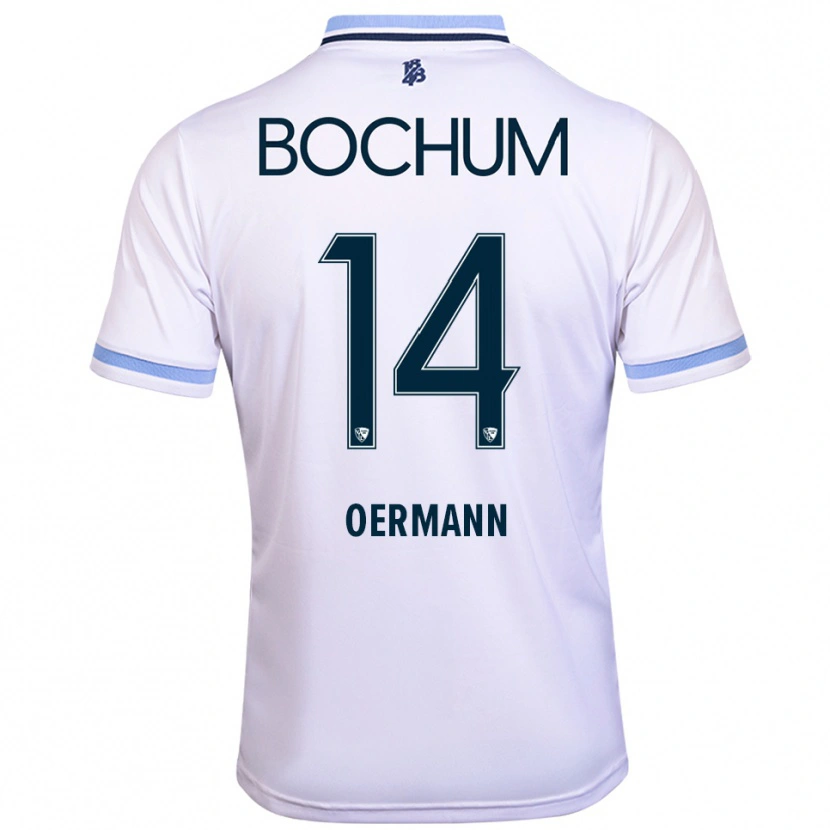 Danxen Women Tim Oermann #14 White Sky Blue Away Jersey 2025/26 T-Shirt