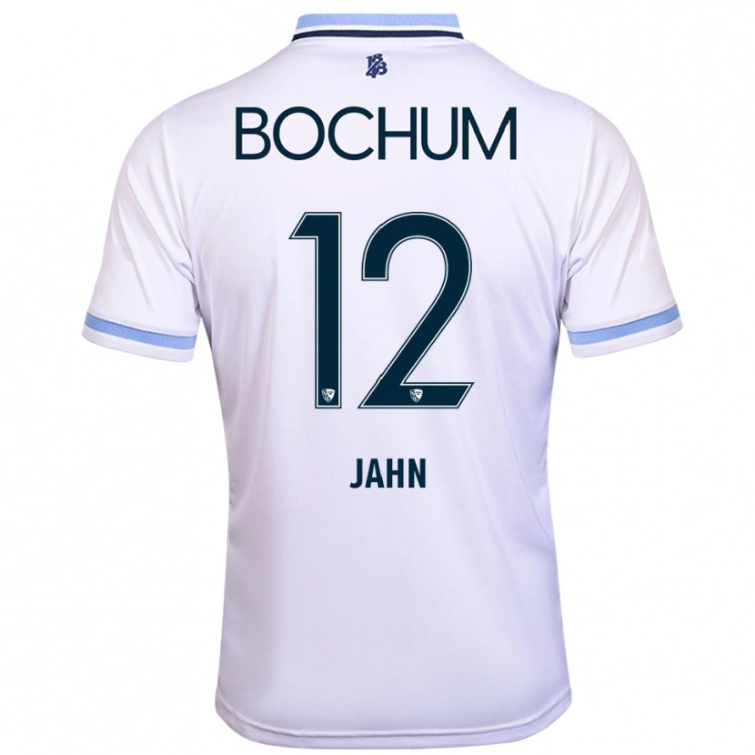 Danxen Women Niklas Jahn #12 White Sky Blue Away Jersey 2025/26 T-Shirt
