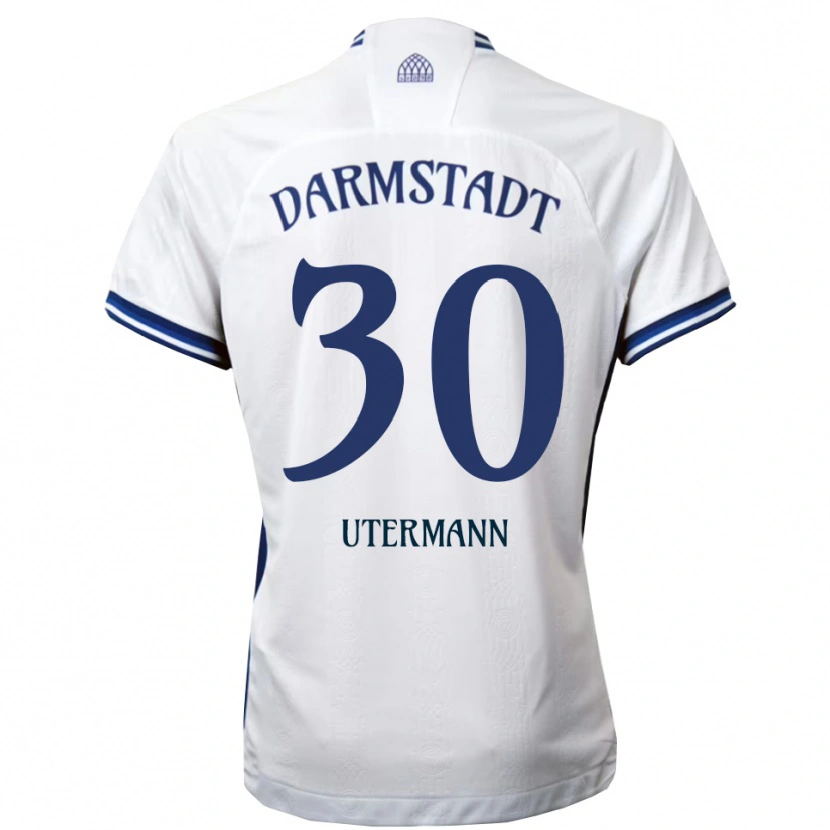 Danxen Women Anton Utermann #30 White Blue Away Jersey 2025/26 T-Shirt