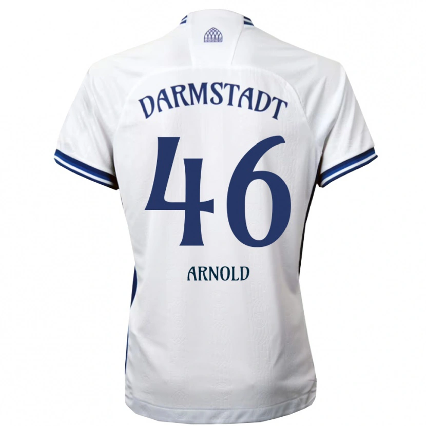Danxen Women Tim Arnold #46 White Blue Away Jersey 2025/26 T-Shirt