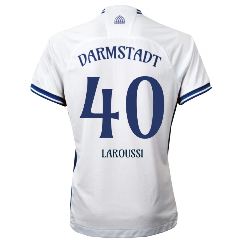 Danxen Women Devin Laroussi #40 White Blue Away Jersey 2025/26 T-Shirt