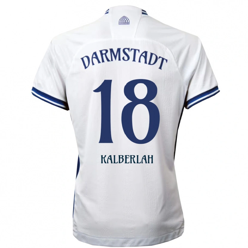 Danxen Women Simon Kalberlah #18 White Blue Away Jersey 2025/26 T-Shirt