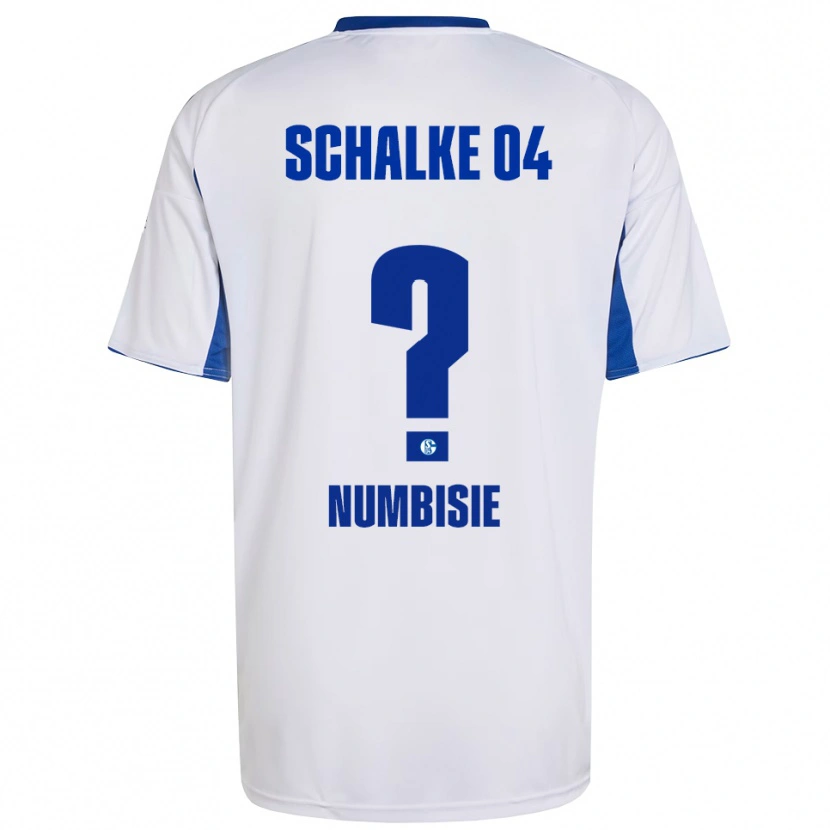 Danxen Women Bruno Numbisie #0 White Blue Away Jersey 2025/26 T-Shirt