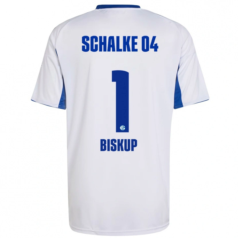 Danxen Women Marcell Biskup #1 White Blue Away Jersey 2025/26 T-Shirt