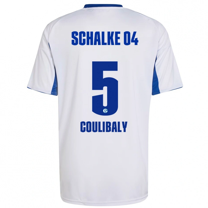 Danxen Women Barakissa Coulibaly #5 White Blue Away Jersey 2025/26 T-Shirt