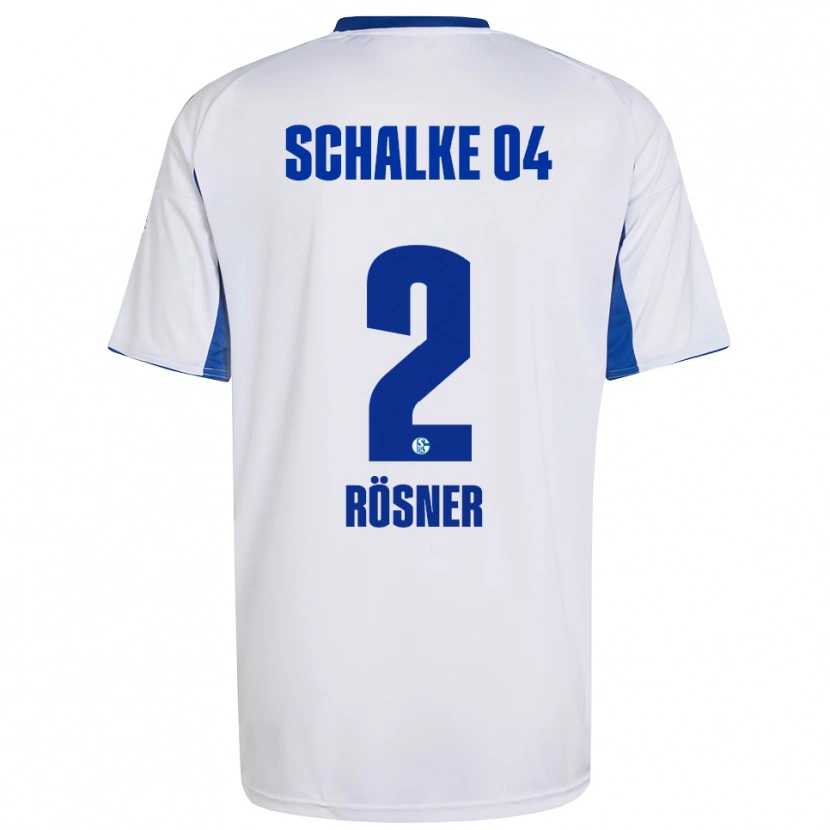 Danxen Women Magnus Rösner #2 White Blue Away Jersey 2025/26 T-Shirt