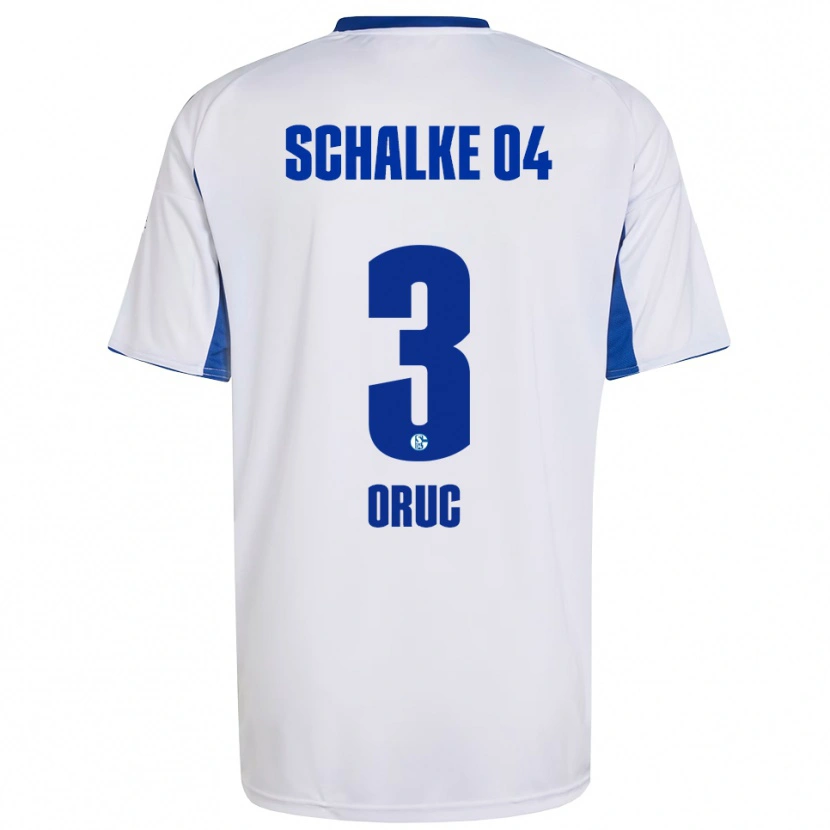 Danxen Women Arda Oruç #3 White Blue Away Jersey 2025/26 T-Shirt