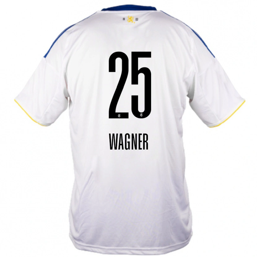 Danxen Women Allison Wagner #25 White Blue Yellow Away Jersey 2025/26 T-Shirt