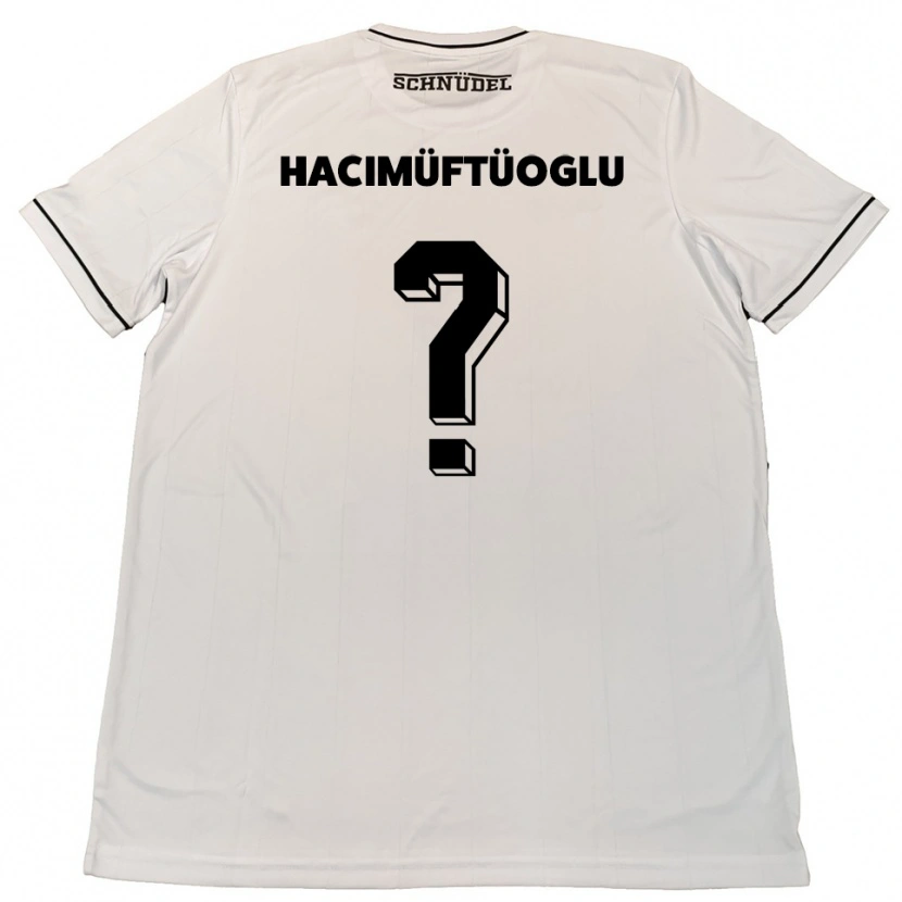 Danxen Women Belinay Hacimüftüoglu #0 White Black Away Jersey 2025/26 T-Shirt