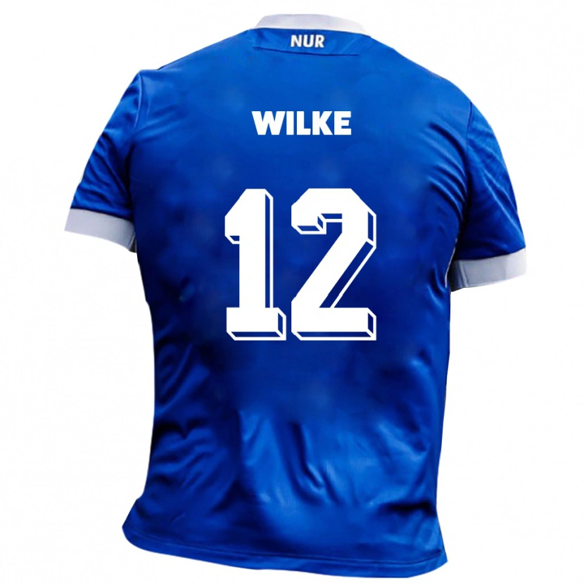 Danxen Women Malte Wilke #12 Blue White Away Jersey 2025/26 T-Shirt