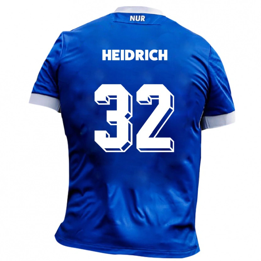 Danxen Women Finn Heidrich #32 Blue White Away Jersey 2025/26 T-Shirt